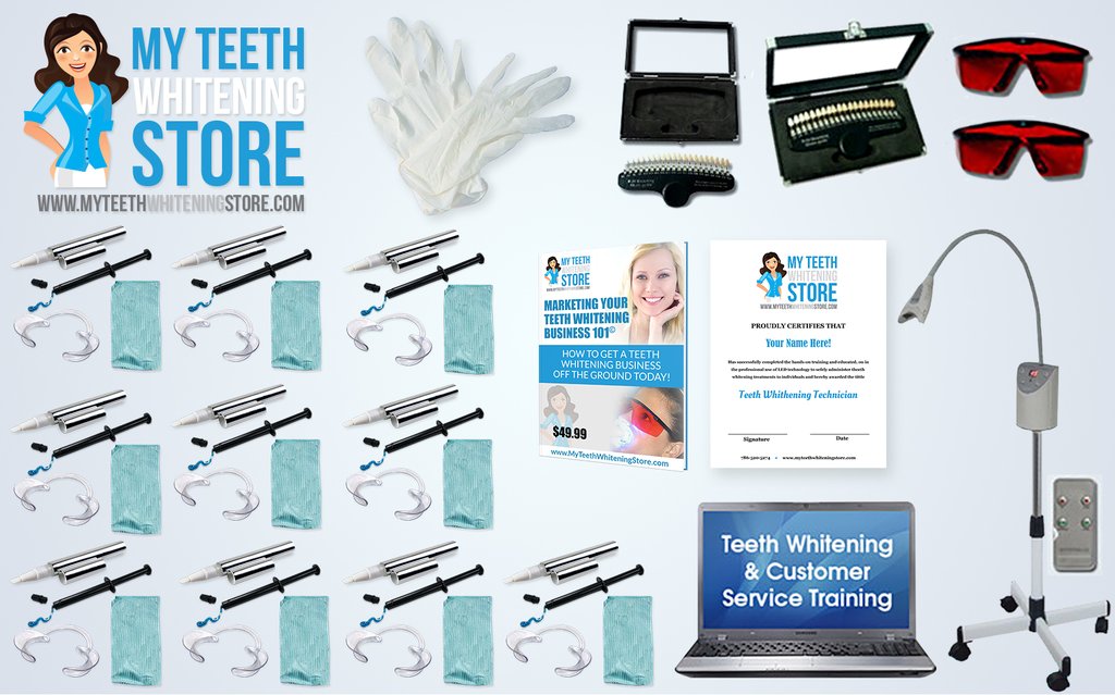 Teeth Whitening Certification Program with 10 Client Kits